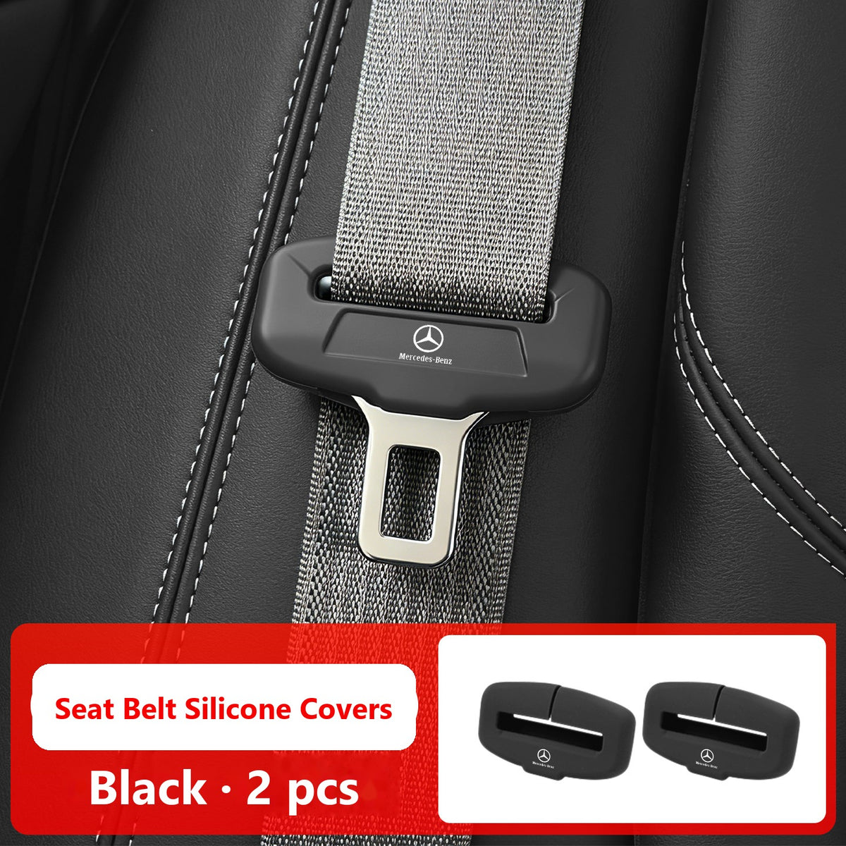 Mercedes seat belt buckle silicone covers