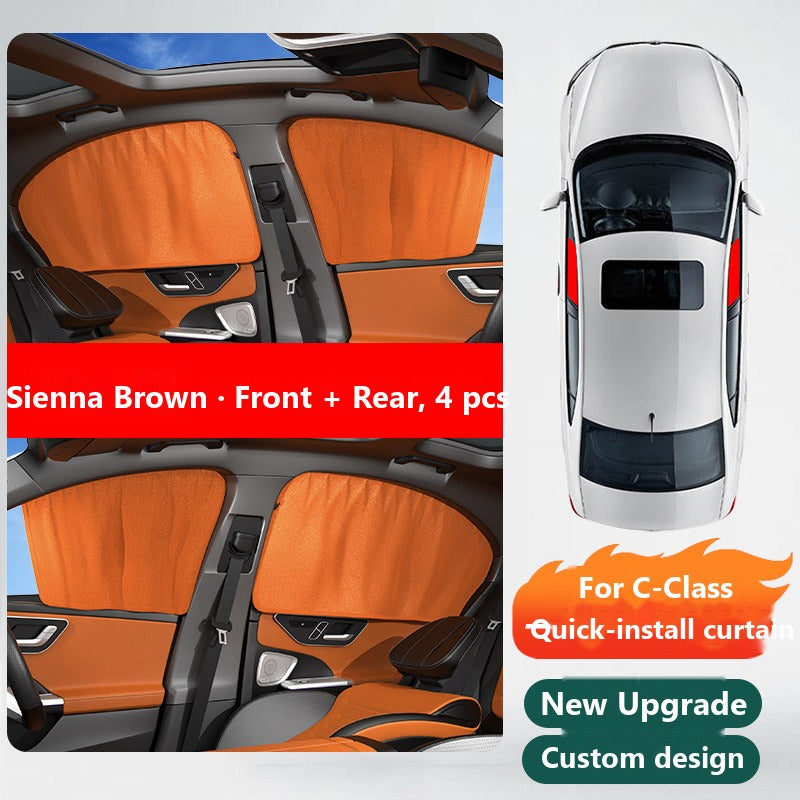 Mercedes window sunshade curtains