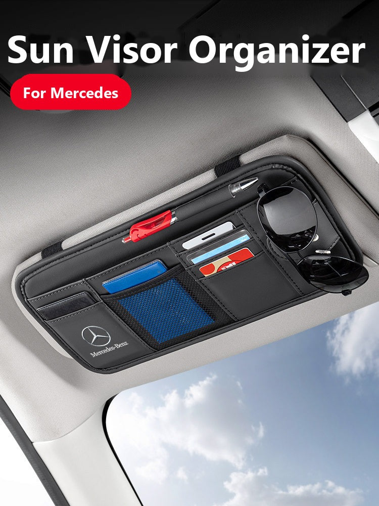 Mercedes sun visor organizer