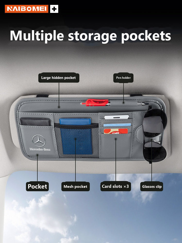 Mercedes sun visor organizer