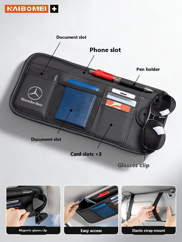 Mercedes sun visor organizer