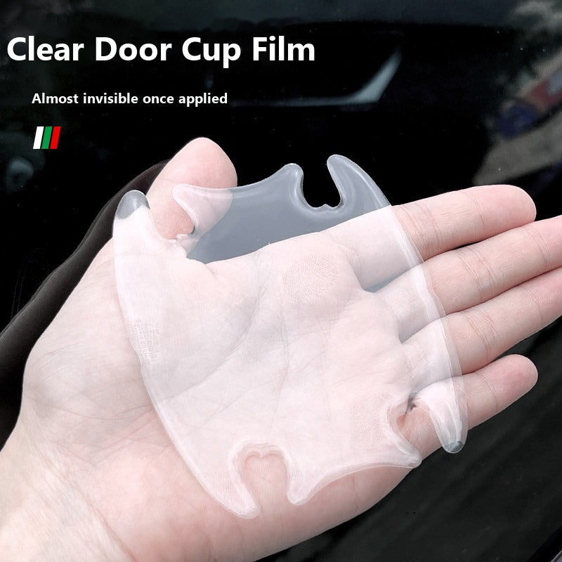 Mercedes door handle protector sticker
