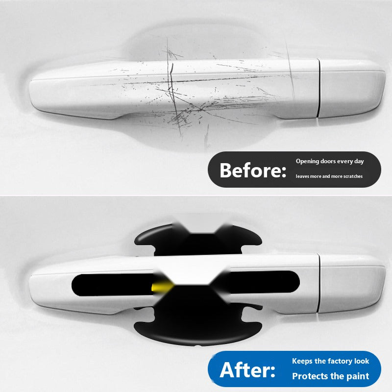 Mercedes door handle protector sticker