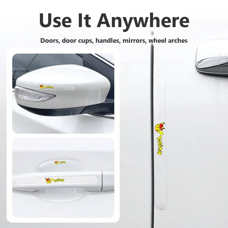 Mercedes door handle protector sticker