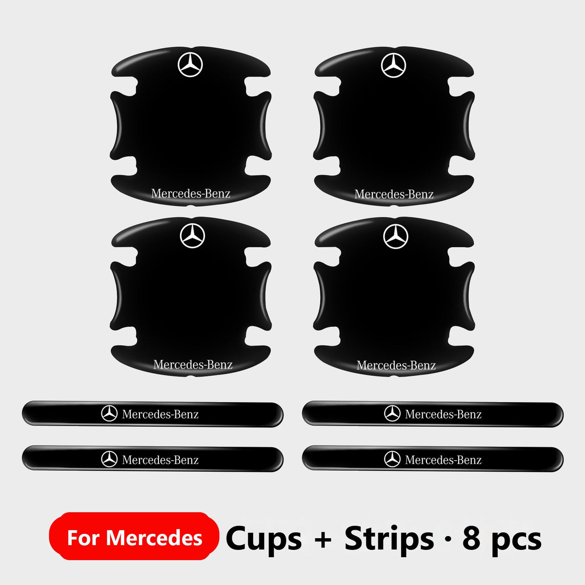 Mercedes door handle protector sticker