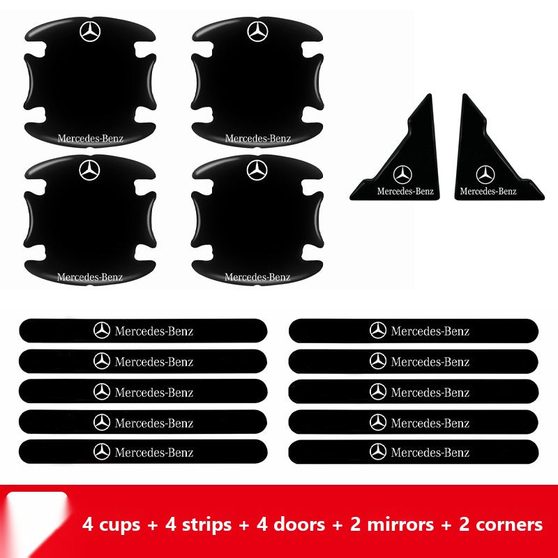 Mercedes door handle protector sticker