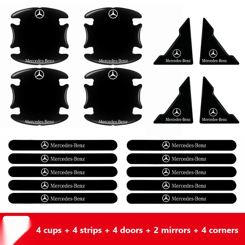 Mercedes door handle protector sticker