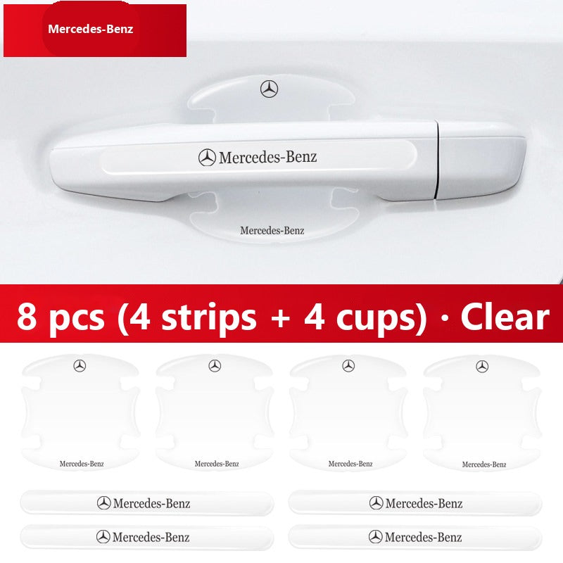 Mercedes door handle protector sticker
