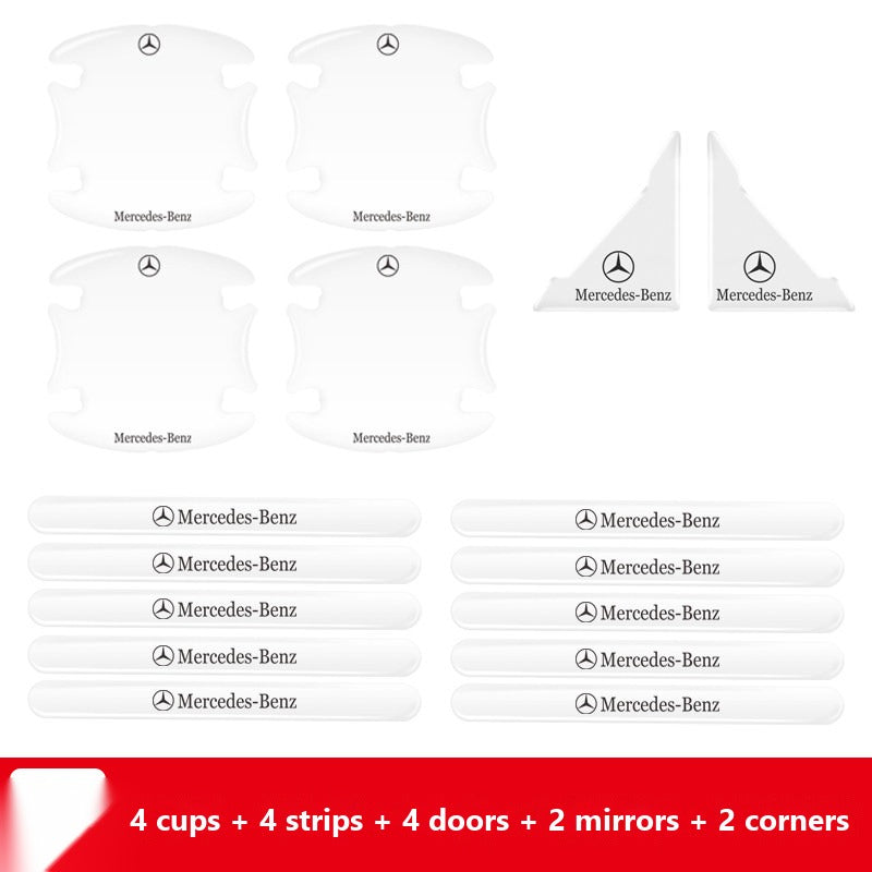 Mercedes door handle protector sticker