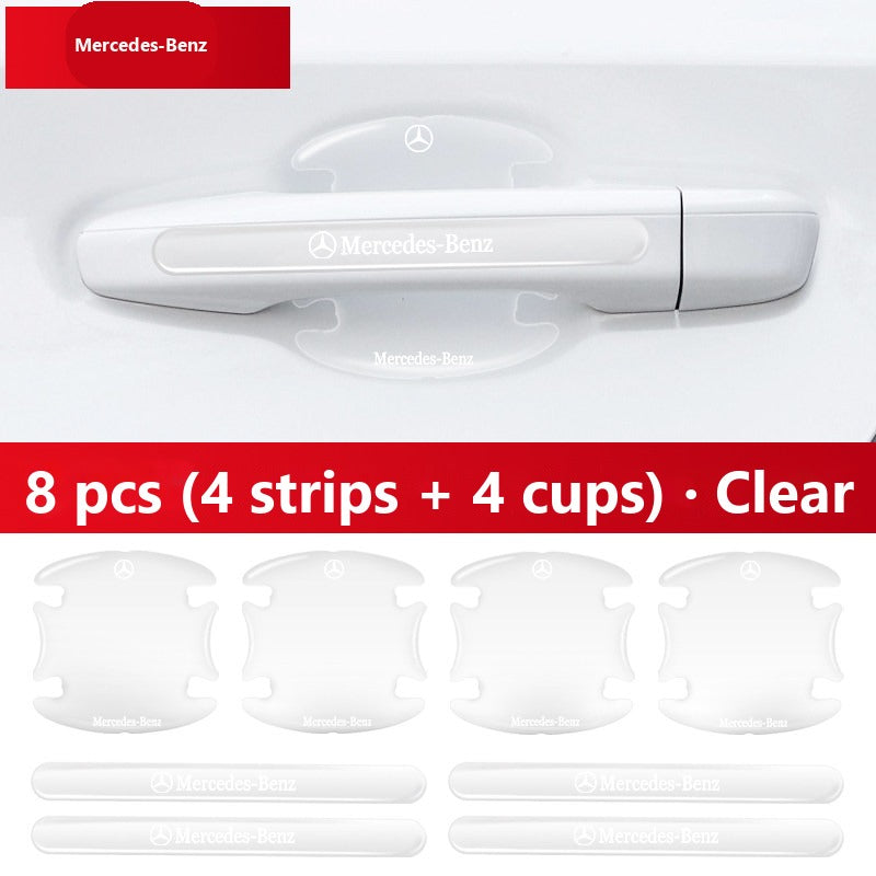 Mercedes door handle protector sticker