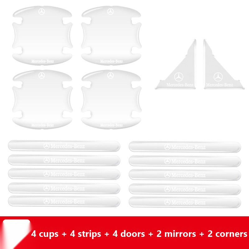 Mercedes door handle protector sticker