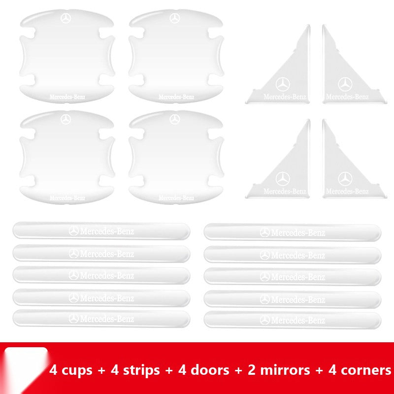 Mercedes door handle protector sticker