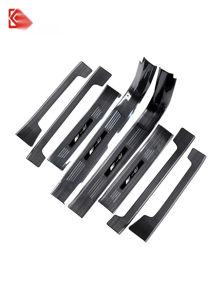 Mercedes GLE GLS door sill scuff plates