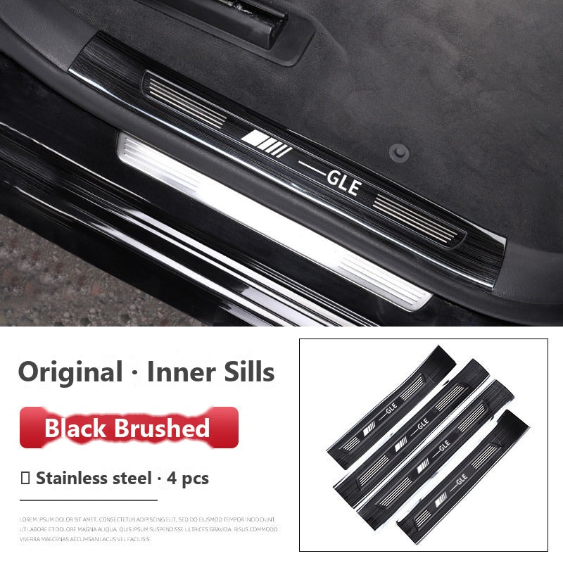 Mercedes GLE GLS door sill scuff plates