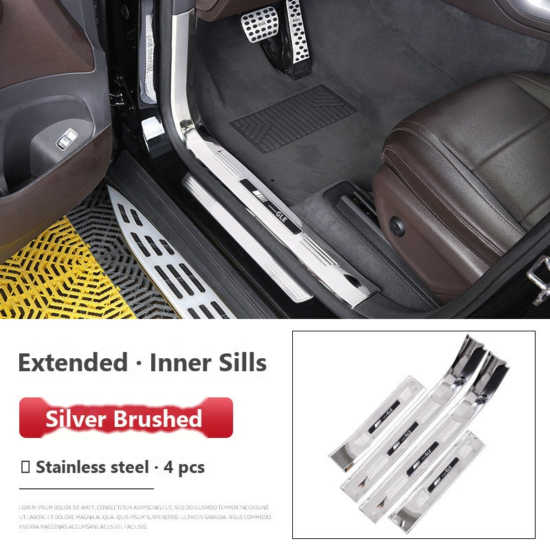 Mercedes GLE GLS door sill scuff plates