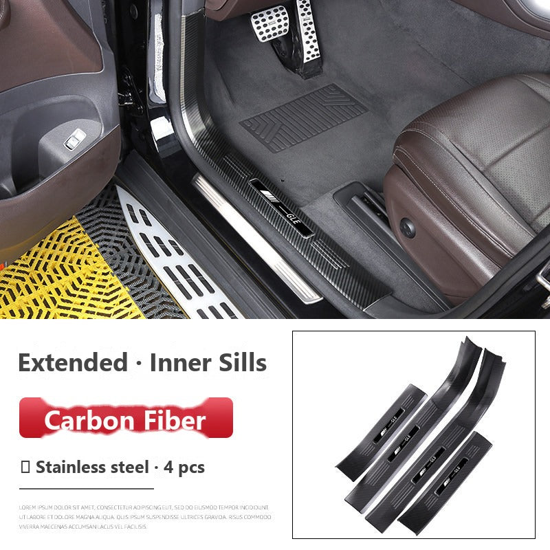 Mercedes GLE GLS door sill scuff plates