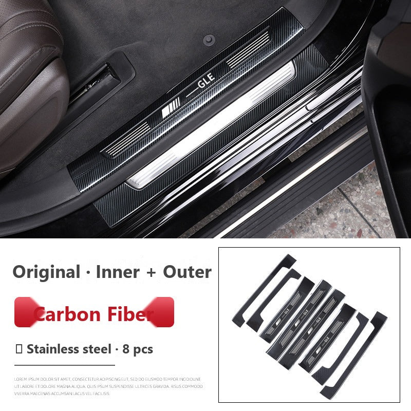 Mercedes GLE GLS door sill scuff plates