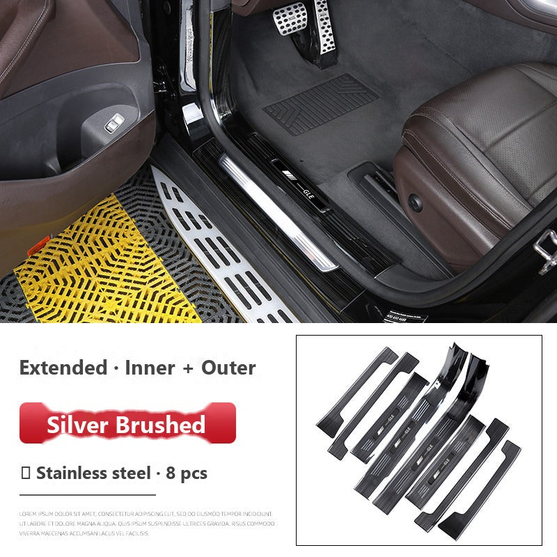 Mercedes GLE GLS door sill scuff plates
