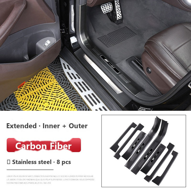 Mercedes GLE GLS door sill scuff plates