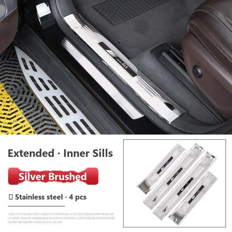 Mercedes GLE GLS door sill scuff plates