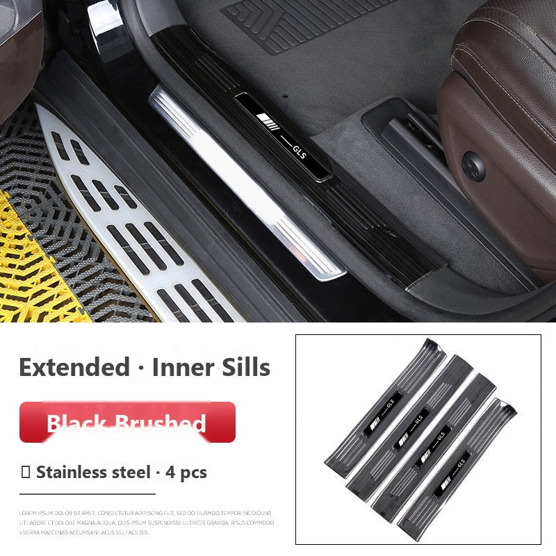Mercedes GLE GLS door sill scuff plates