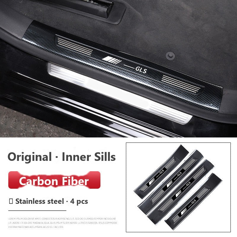 Mercedes GLE GLS door sill scuff plates