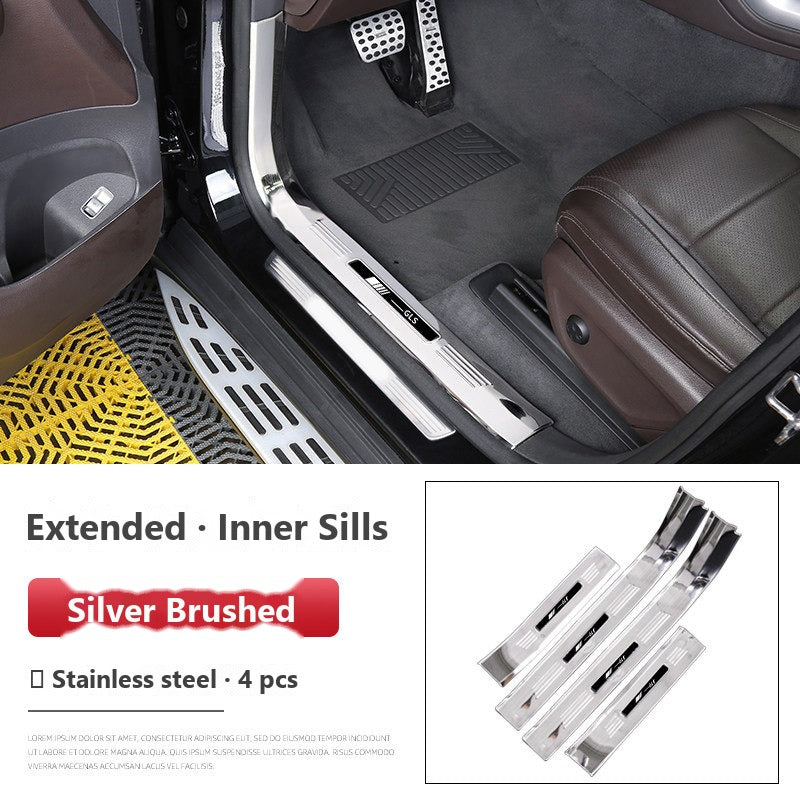 Mercedes GLE GLS door sill scuff plates
