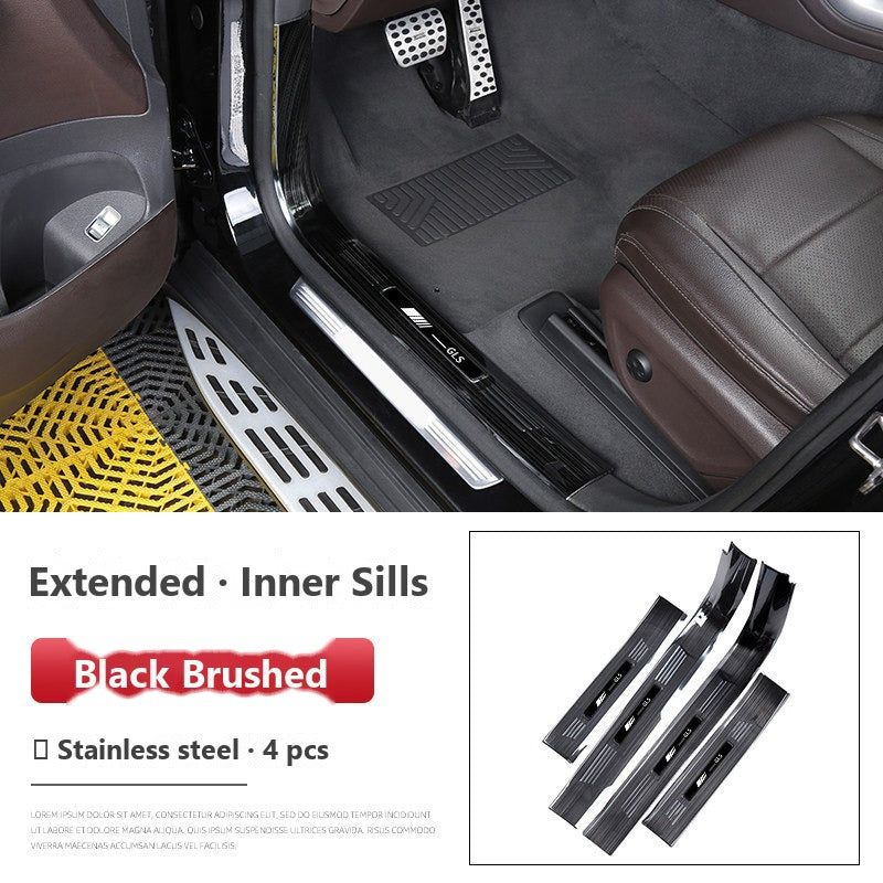 Mercedes GLE GLS door sill scuff plates