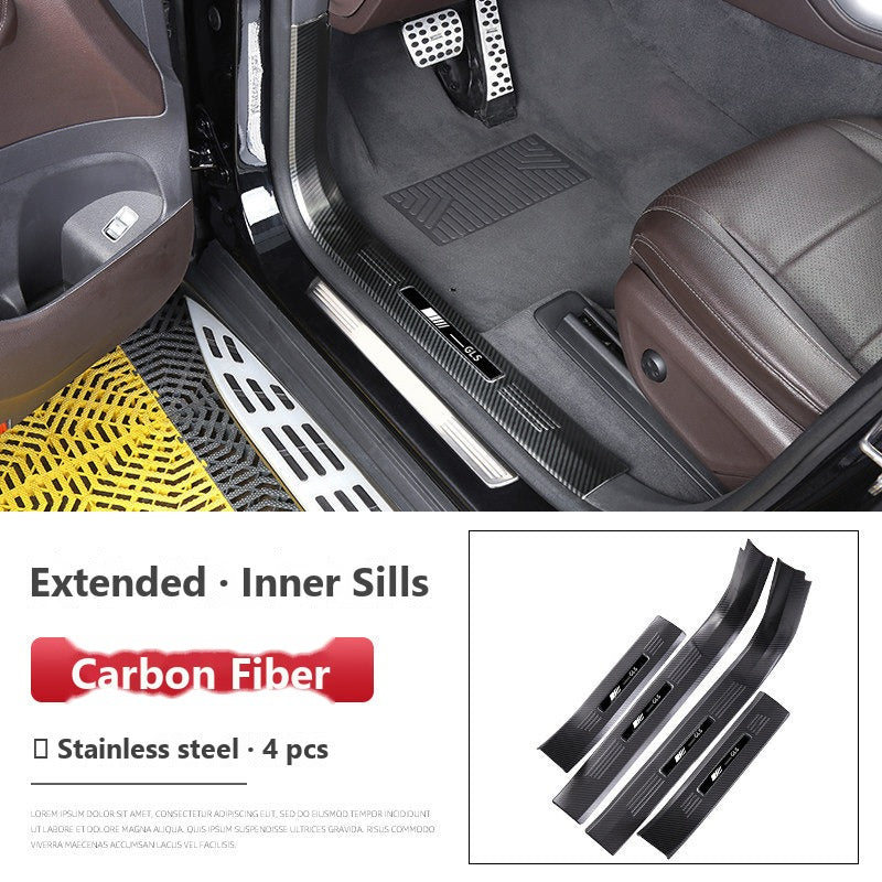 Mercedes GLE GLS door sill scuff plates