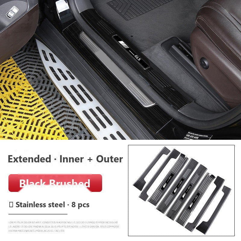Mercedes GLE GLS door sill scuff plates