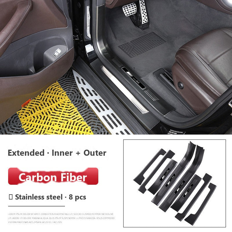 Mercedes GLE GLS door sill scuff plates