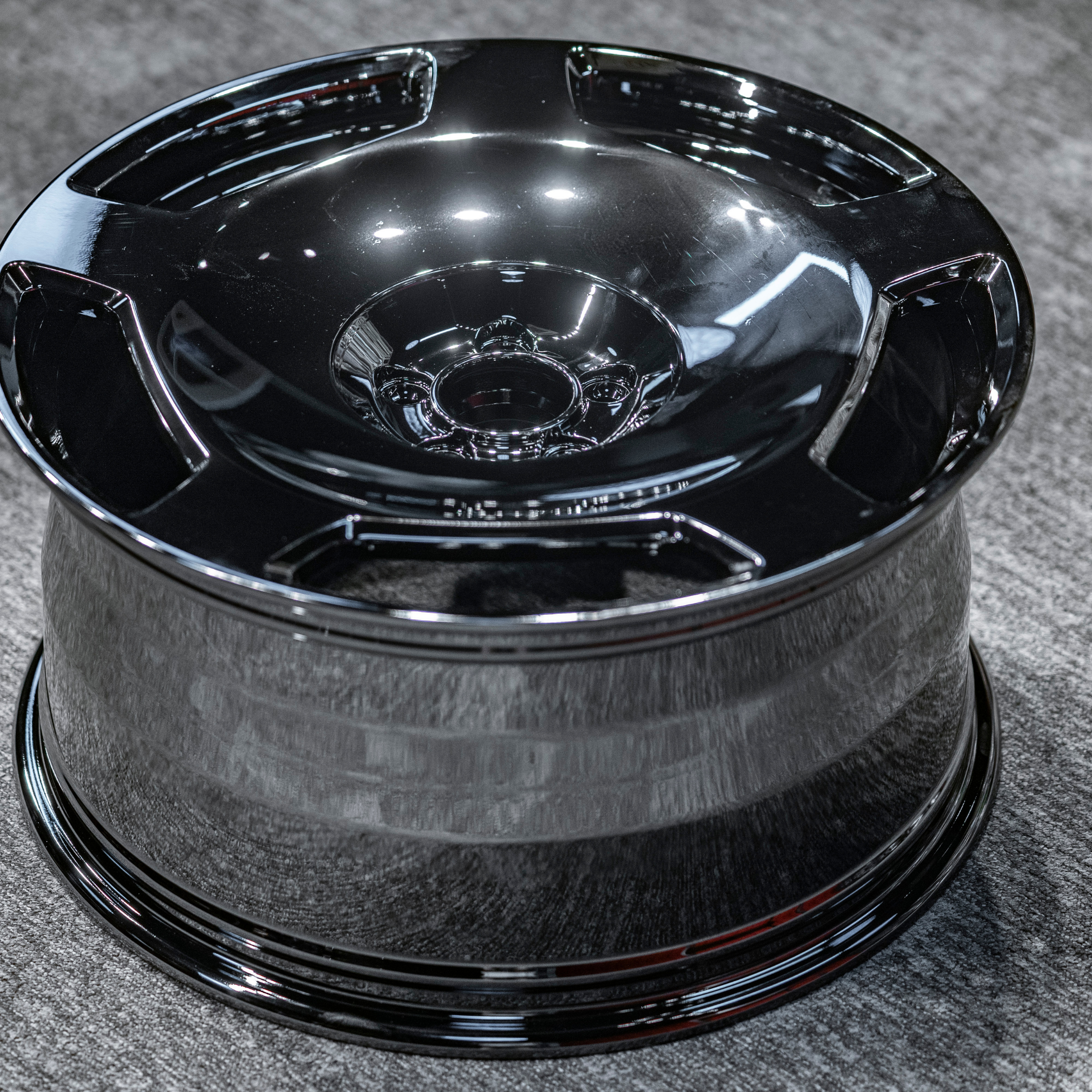 UMPARTS T6061 Forged Alloy Wheel – Aero Disc Design Performance Rim | Gloss Black Finish
