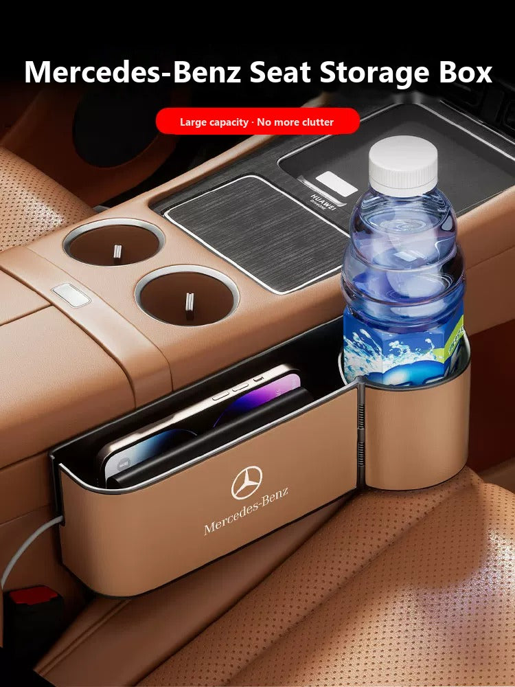 Seat gap storage box for Mercedes-Benz