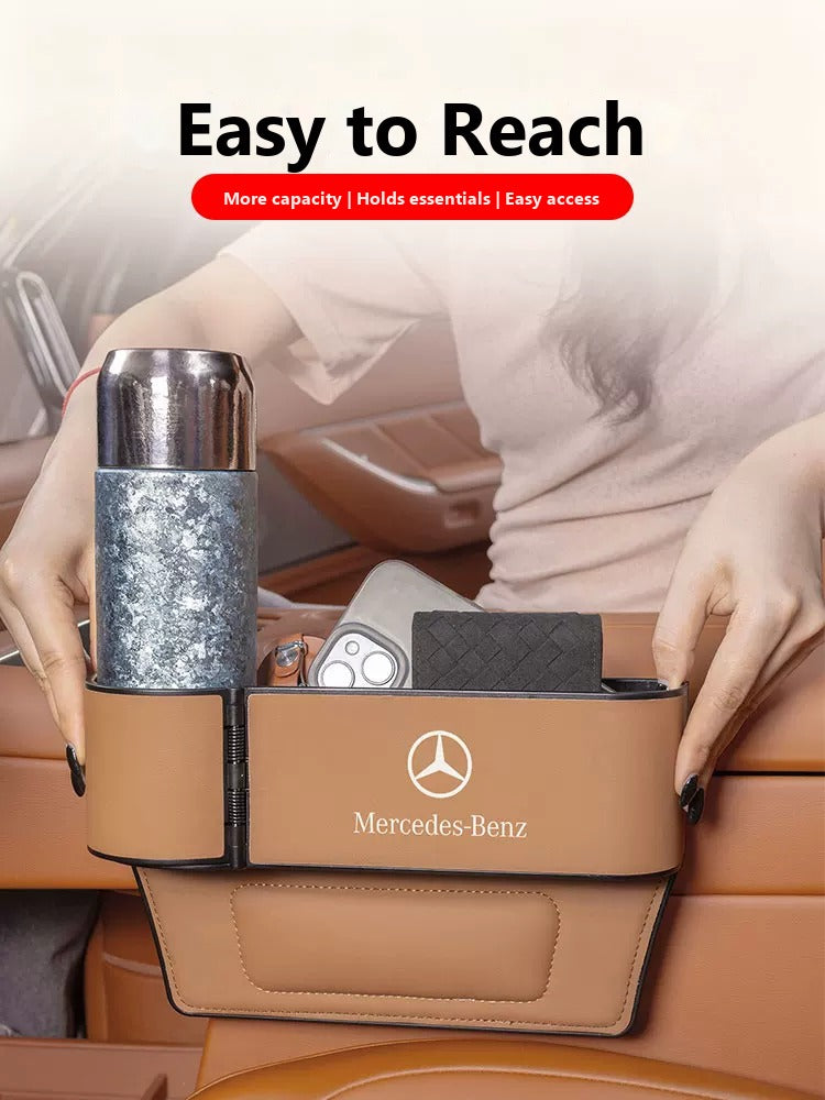 Seat gap storage box for Mercedes-Benz