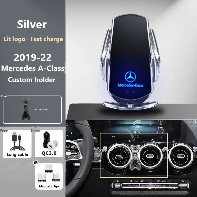 Mercedes-Benz A-Class GLA CLA wireless charging phone holder
