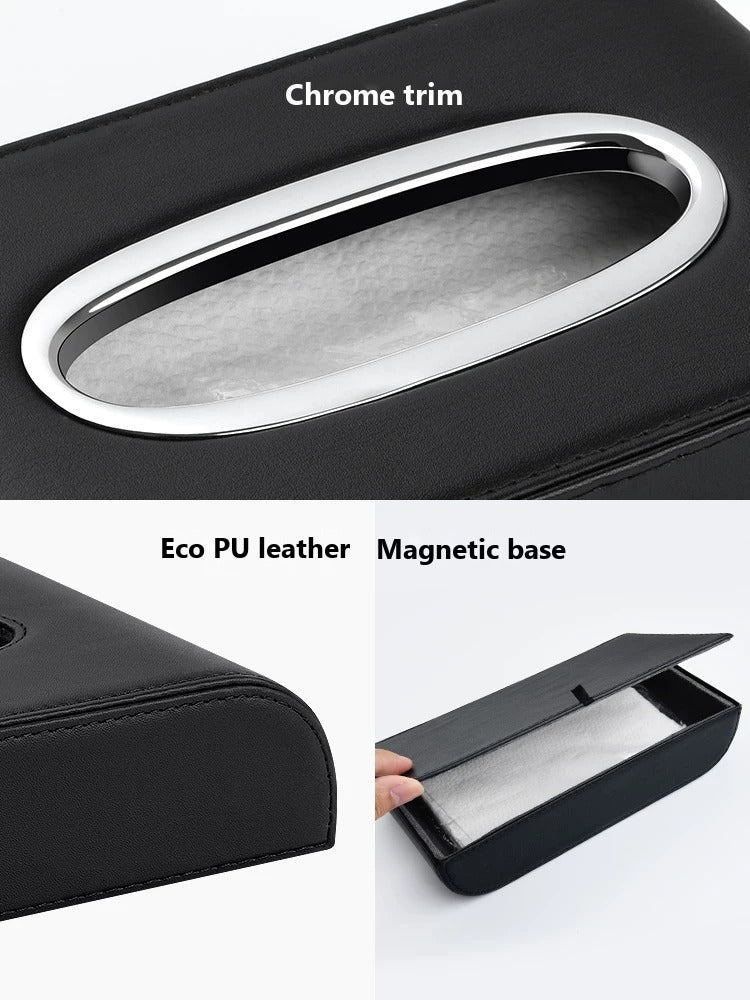 Mercedes-Benz leather tissue box