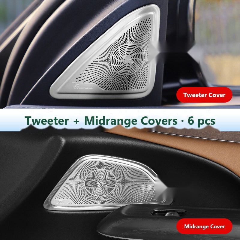 Mercedes Burmester tweeter and door speaker covers