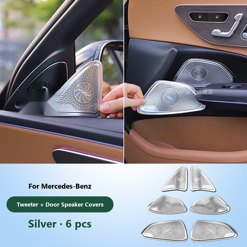 Mercedes Burmester tweeter and door speaker covers