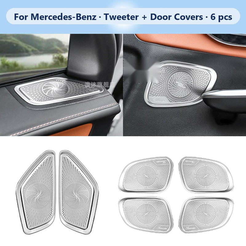 Mercedes Burmester tweeter and door speaker covers