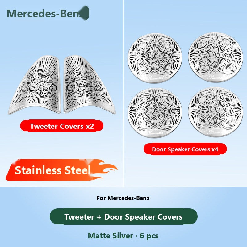 Mercedes Burmester tweeter and door speaker covers