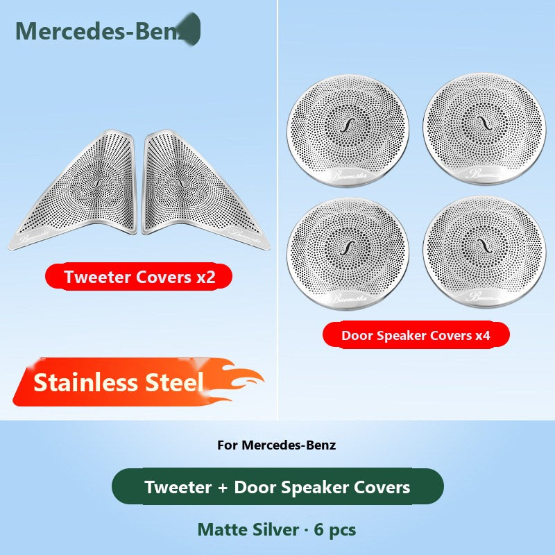 Mercedes Burmester tweeter and door speaker covers