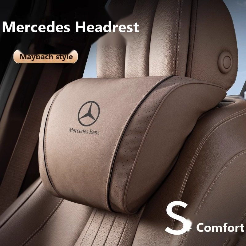 Mercedes Maybach-style headrest pillow and lumbar support