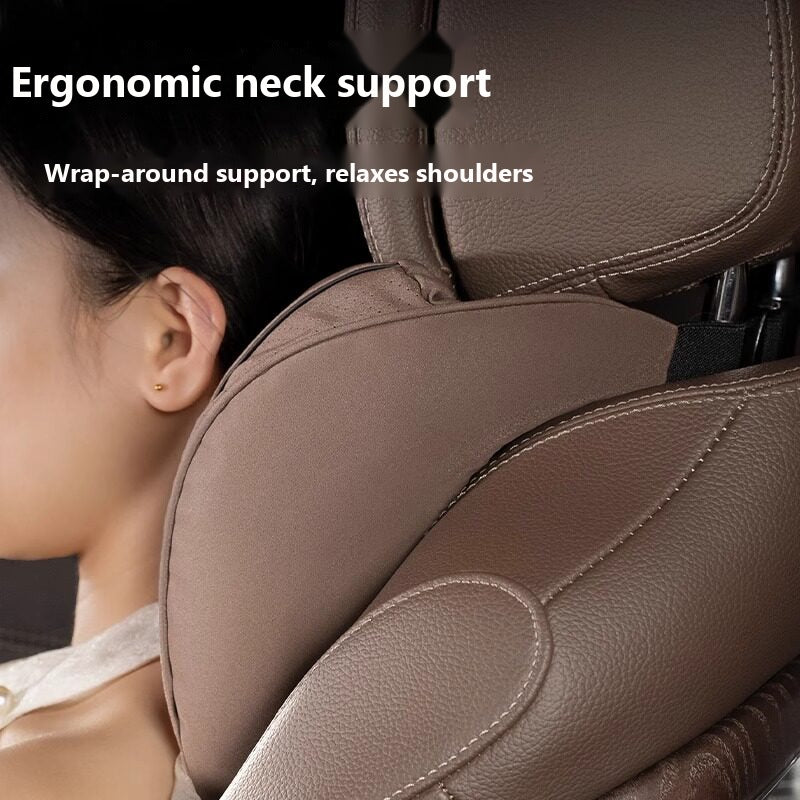 Mercedes Maybach-style headrest pillow and lumbar support