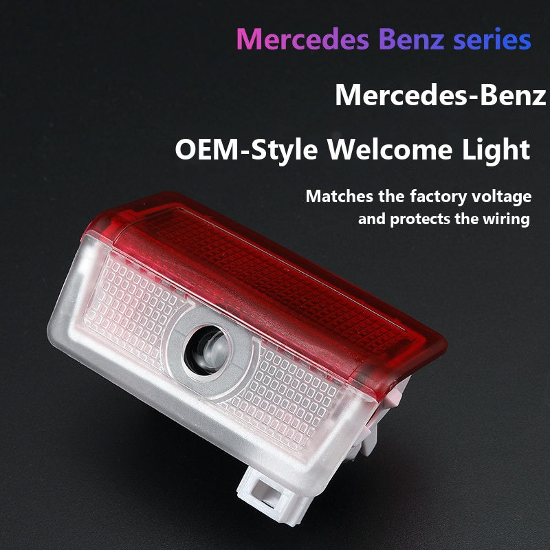 Mercedes door welcome light projector
