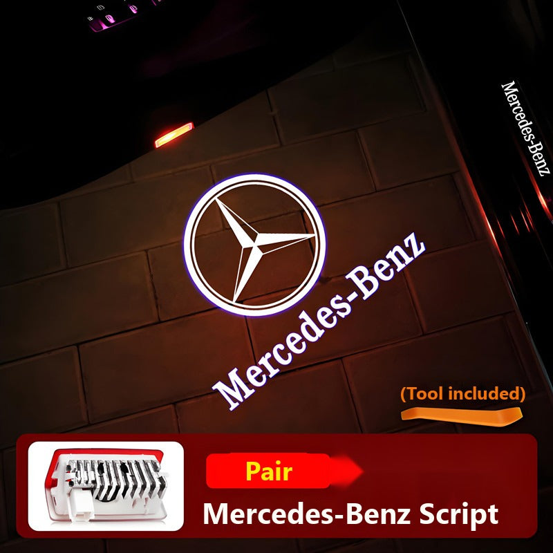 Mercedes door welcome light projector