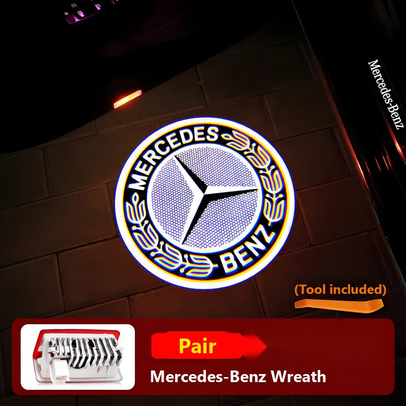 Mercedes door welcome light projector