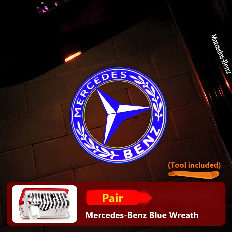 Mercedes door welcome light projector