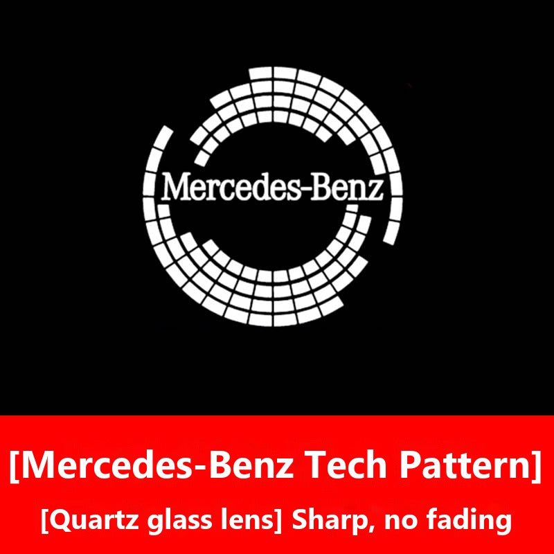 Mercedes door welcome light projector