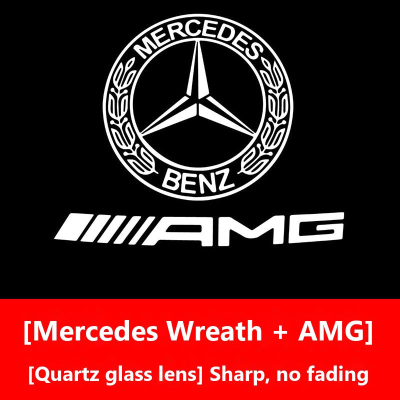 Mercedes door welcome light projector