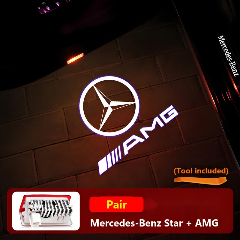 Mercedes door welcome light projector